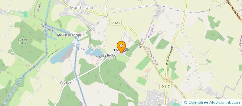 localisation de l'entreprise SCI PREVOTEAU  TRIZAY