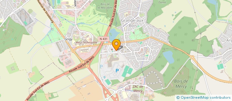 localisation de l'entreprise SCI PREVOYANCE MERCY  METZ