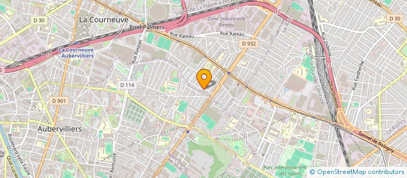 localisation de l'entreprise SCI PREVOYANTS à LA COURNEUVE