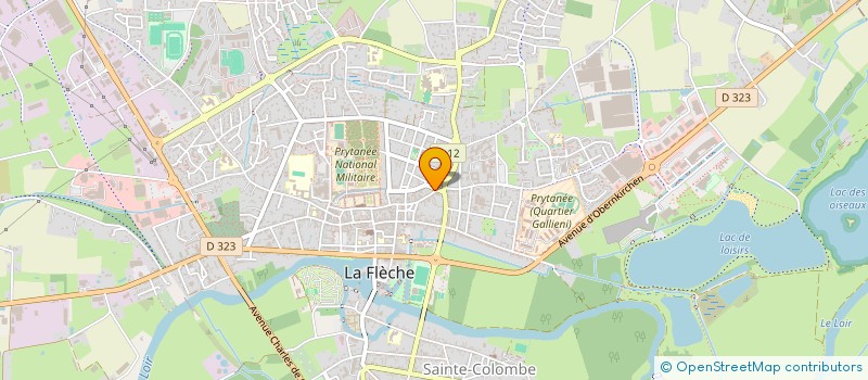 localisation de l'entreprise SCI PREZELIN  LA FLECHE