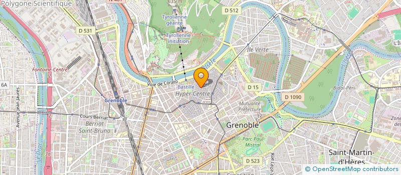 localisation de l'entreprise SCI PREZIOSI P.S. IMMOBILIERE à GRENOBLE