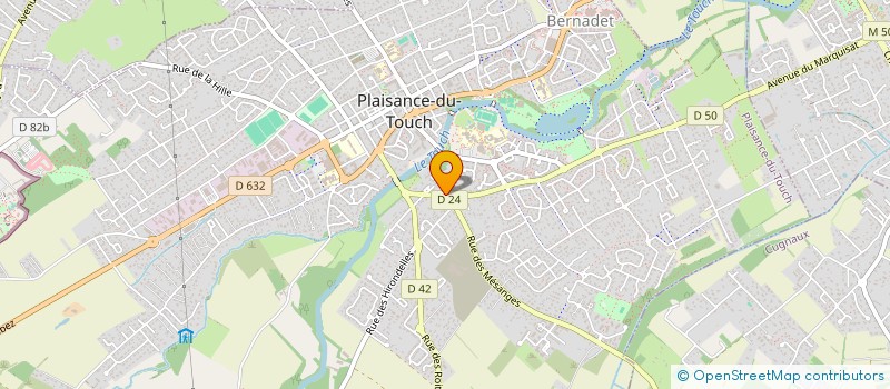 localisation de l'entreprise SCI PRF  PLAISANCE-DU-TOUCH