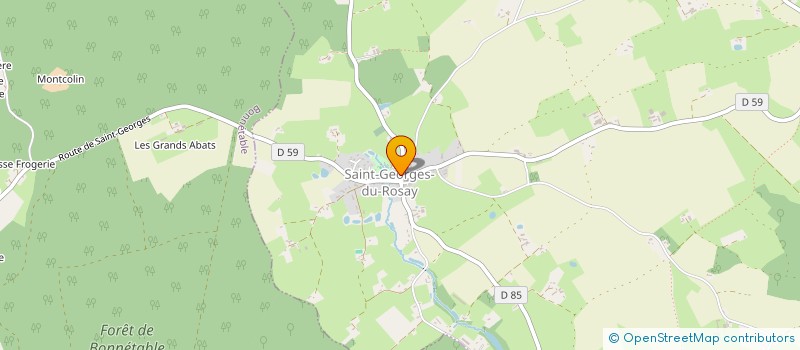 localisation de l'entreprise SCI PRG  SAINT-GEORGES-DU-ROSAY