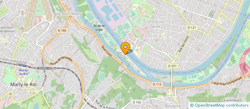 localisation de l'entreprise SCI PRIAM HOSSEGOR  BOUGIVAL