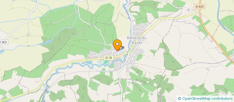 localisation de l'entreprise SCI PRICE-CRAYSTON  BELVEZE-DU-RAZES