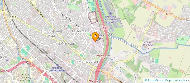 localisation de l'entreprise SCI PRICENS à TOULOUSE