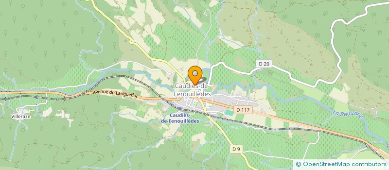 localisation de l'entreprise SCI PRIDOUETS  CAUDIES-DE-FENOUILLEDES