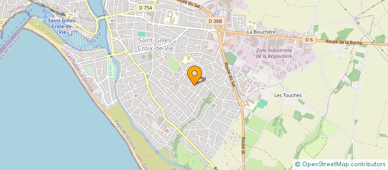 localisation de l'entreprise SCI PRIE - LUCAS à SAINT-GILLES-CROIX-DE-VIE