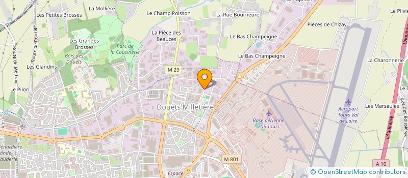 localisation de l'entreprise SCI PRIESTLEY J.  TOURS