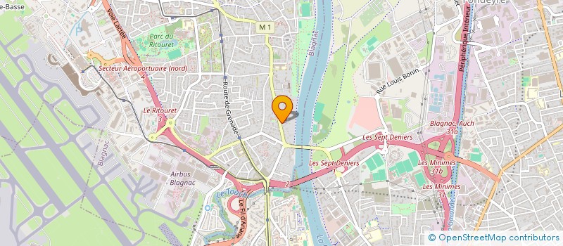 localisation de l'entreprise SCI PRIETO  BLAGNAC