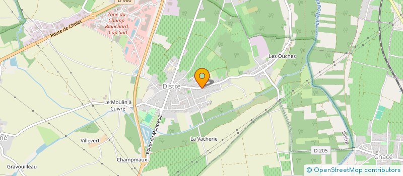 localisation de l'entreprise SCI PRIEUR BUREAU  DISTRE