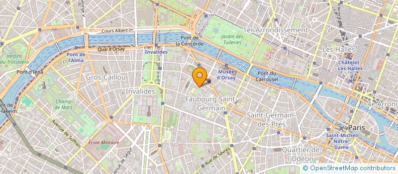 localisation de l'entreprise SCI PRIEURE DE SAINT GABRIEL  PARIS