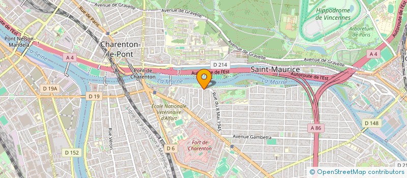 localisation de l'entreprise SCI PRIGNON MILLET à MAISONS-ALFORT