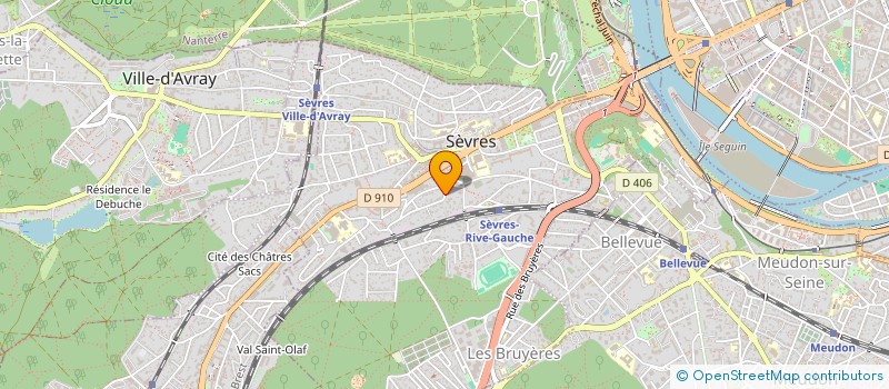localisation de l'entreprise SCI PRIKONOW à SEVRES