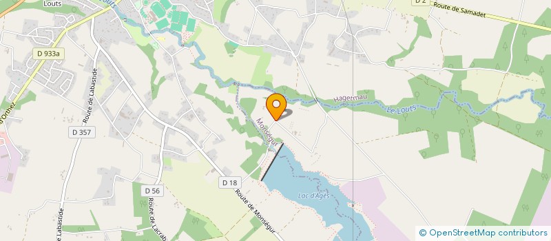 localisation de l'entreprise SCI PRILA  MONSEGUR