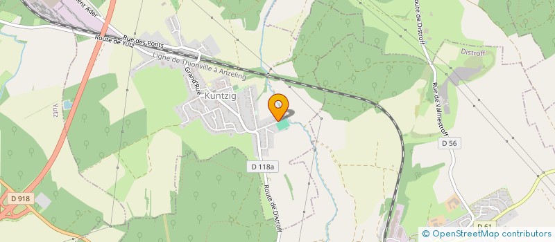 localisation de l'entreprise SCI PRILOG  KUNTZIG