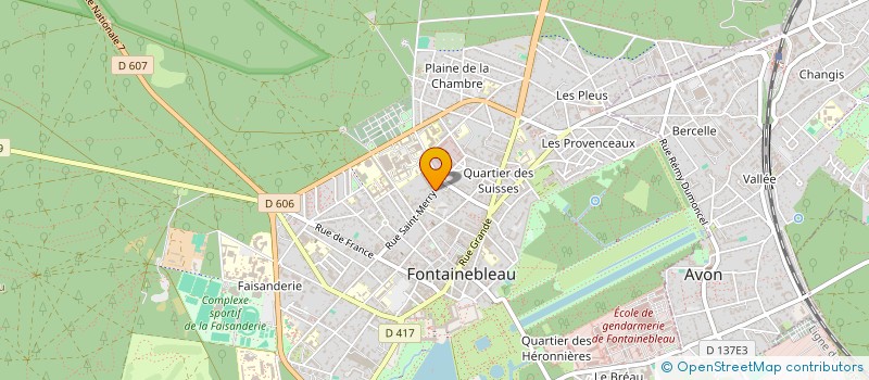 localisation de l'entreprise SCI PRIM  FONTAINEBLEAU