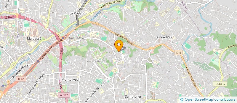 localisation de l'entreprise SCI PRIM à MARSEILLE