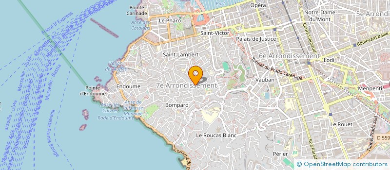localisation de l'entreprise SCI PRIM IMO à MARSEILLE
