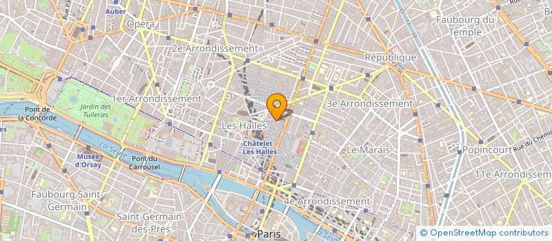 localisation de l'entreprise SCI PRIMA à PARIS