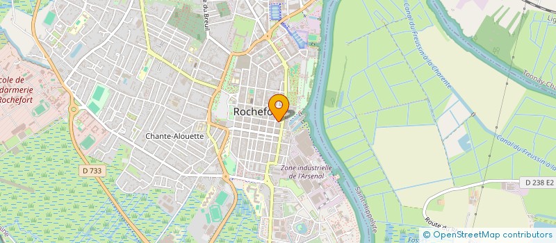 localisation de l'entreprise SCI PRIMA  ROCHEFORT