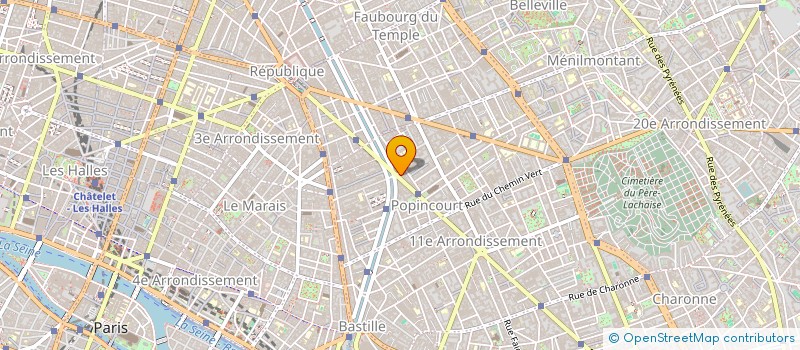 localisation de l'entreprise SCI PRIMA  PARIS