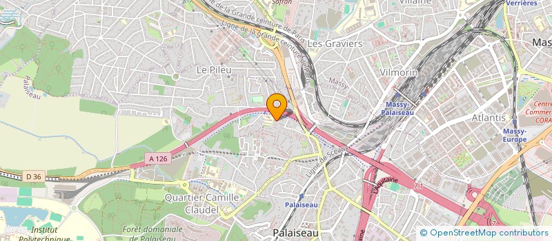 localisation de l'entreprise SCI PRIMA à PALAISEAU