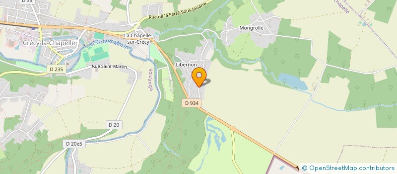 localisation de l'entreprise SCI PRIMA ROSA  CRECY-LA-CHAPELLE