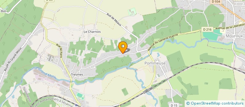 localisation de l'entreprise SCI PRIMACQ  POMMEUSE