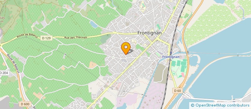 localisation de l'entreprise SCI PRIMATA à FRONTIGNAN