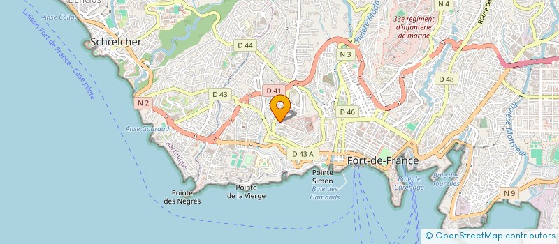 localisation de l'entreprise SCI PRIMATHY à FORT-DE-FRANCE