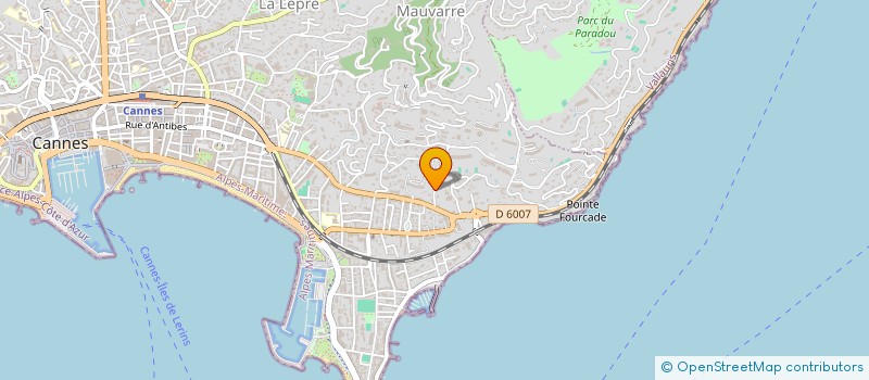 localisation de l'entreprise SCI PRIMAVERA à CANNES