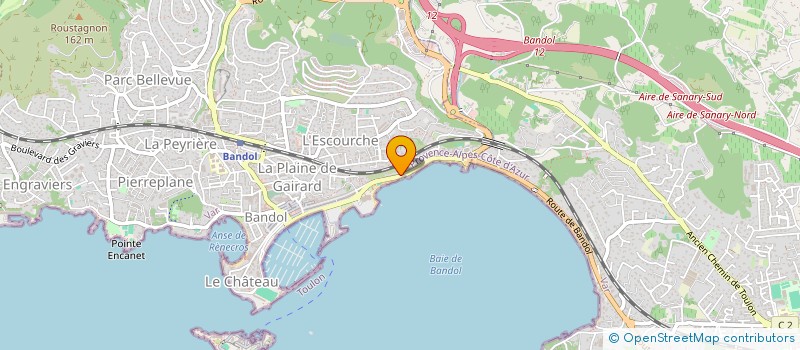 localisation de l'entreprise SCI PRIMAVERA à BANDOL