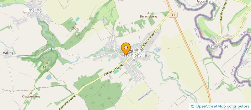 localisation de l'entreprise SCI PRIMAVERA  PUTTELANGE-LES-THIONVILLE