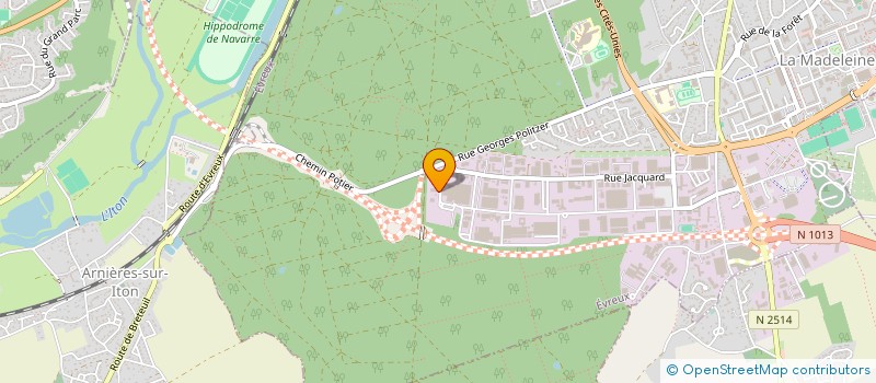 localisation de l'entreprise SCI PRIMAVERA  EVREUX