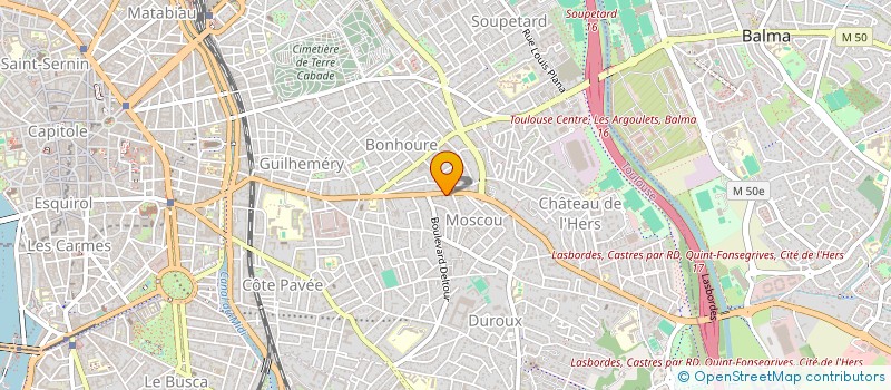 localisation de l'entreprise SCI PRIME 1 à TOULOUSE
