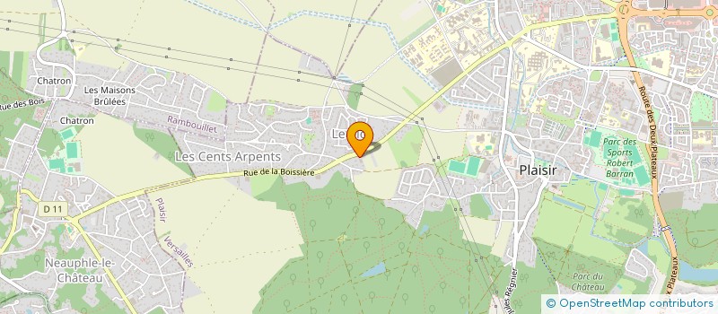 localisation de l'entreprise SCI PRIME  PLAISIR