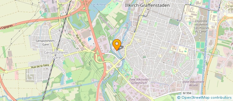 localisation de l'entreprise SCI PRIME CAPITAL  ILLKIRCH-GRAFFENSTADEN