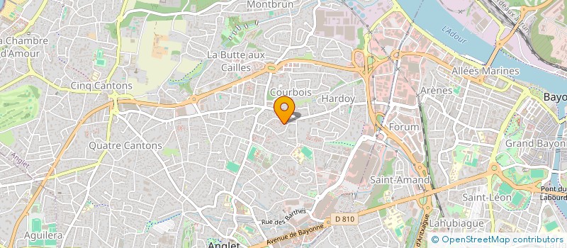 localisation de l'entreprise SCI PRIMERA  ANGLET