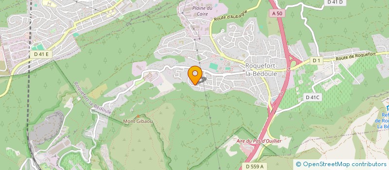 localisation de l'entreprise SCI PRIMERAD  ROQUEFORT-LA-BEDOULE