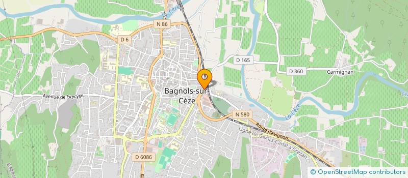 localisation de l'entreprise SCI PRIMEVERE  BAGNOLS-SUR-CEZE