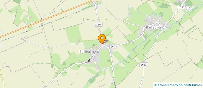 localisation de l'entreprise SCI PRIMEVERE  BAILLEULMONT