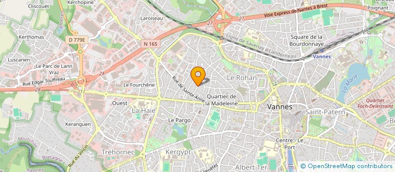 localisation de l'entreprise SCI PRIMEVERE à VANNES