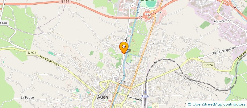 localisation de l'entreprise SCI PRIMEVERE  AUCH