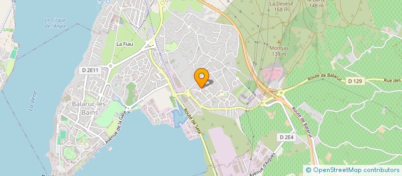 localisation de l'entreprise SCI PRIMEVERE  BALARUC-LES-BAINS