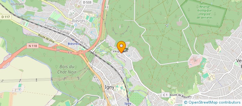 localisation de l'entreprise SCI PRIMEVERES à VERRIERES-LE-BUISSON