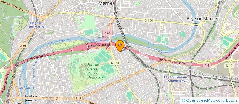 localisation de l'entreprise SCI PRIMEVERES  CHAMPIGNY-SUR-MARNE