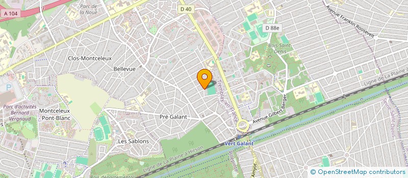 localisation de l'entreprise SCI PRIMEVERES à VILLEPINTE
