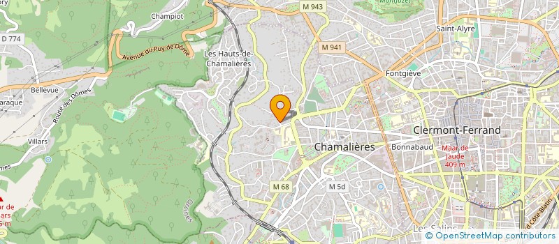 localisation de l'entreprise SCI PRIMMO  CHAMALIERES