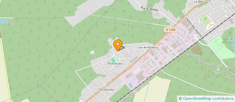 localisation de l'entreprise SCI PRIMO  PESSAC